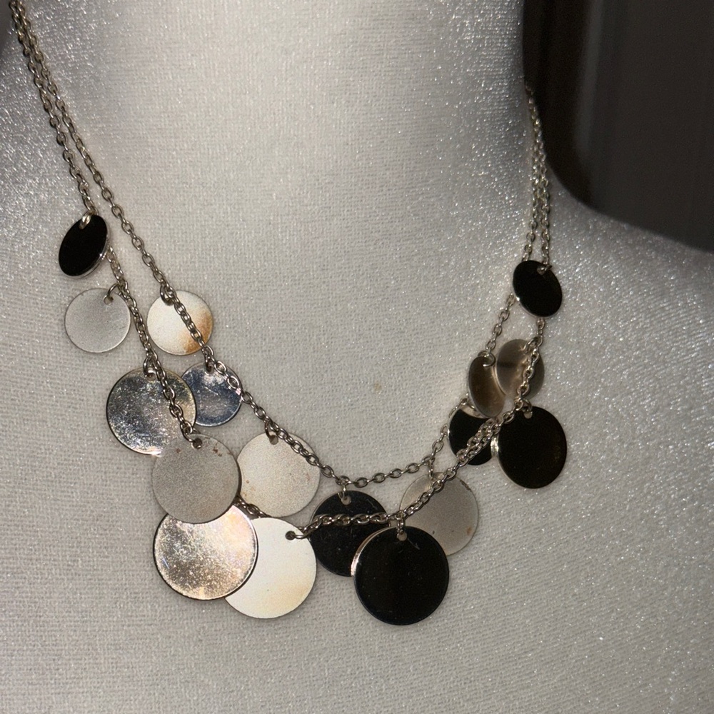 New York & Company Necklace with Cascading Pendants, NWT